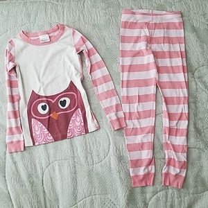 Hanna Andersson Long John Pajamas with Owl